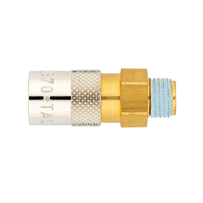 Kupplung gerade mit AG R 1/4 mit Ventil [#e3aae9abb357]