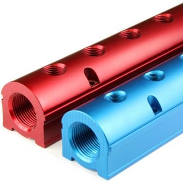 Aluminium Wasserverteiler 1" mit 4 [#9cc05d104946]